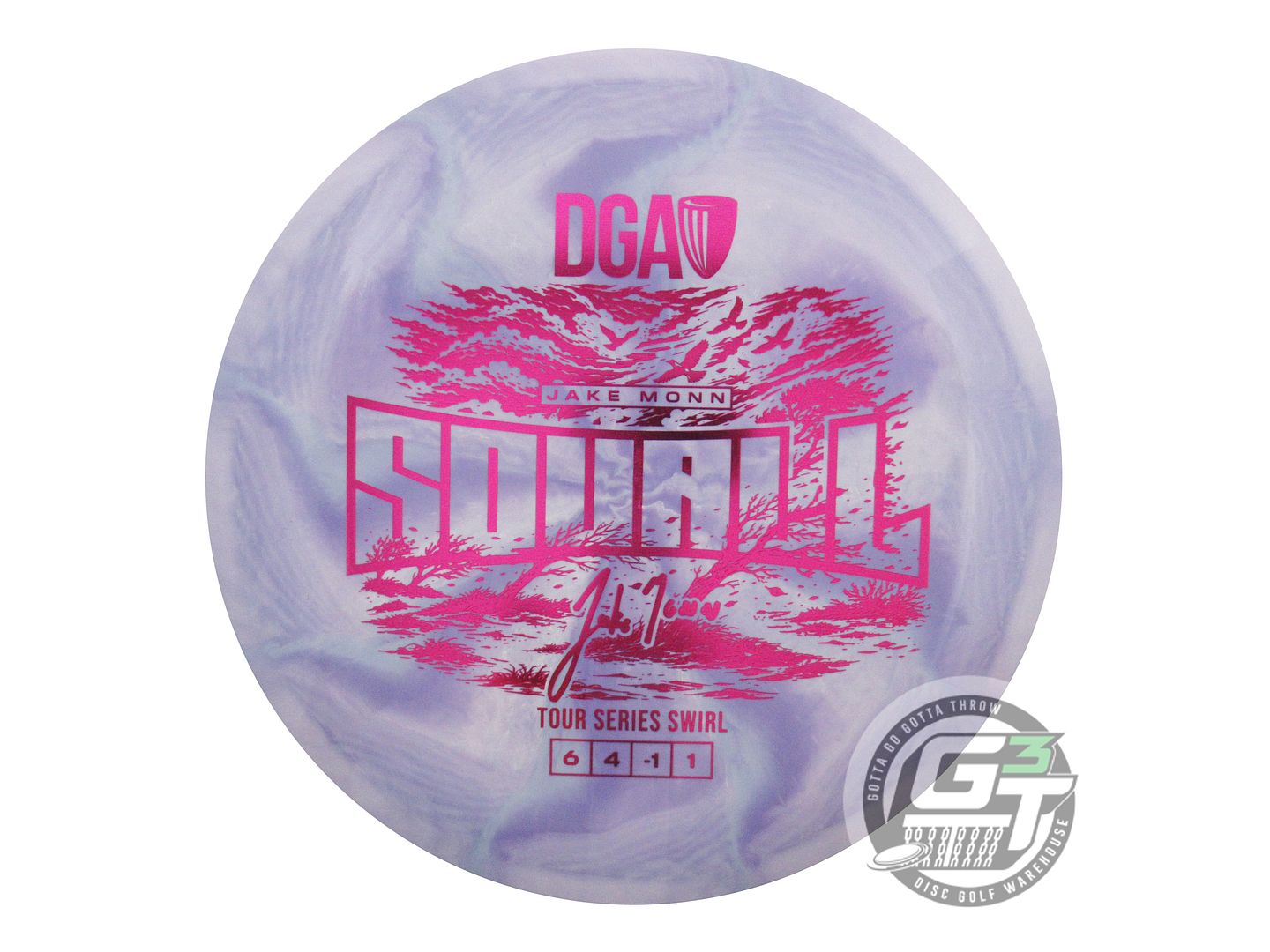 DGA Limited Edition 2026 Tour Series Jake Monn Special Blend Squall Midrange Golf Disc (Individually Listed)