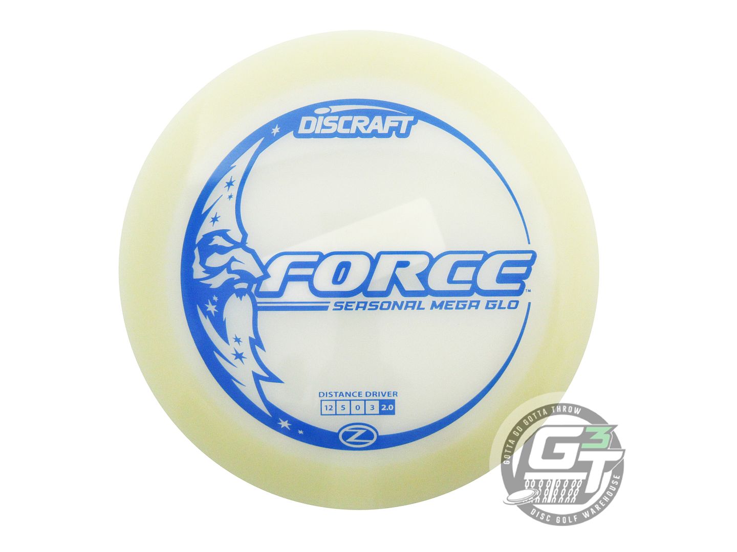 Discraft Seasonal Mega Glo Z Force Distance Driver Golf Disc (Individually Listed)