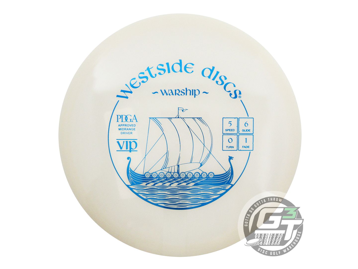 Westside VIP Warship Midrange Golf Disc (Individually Listed)