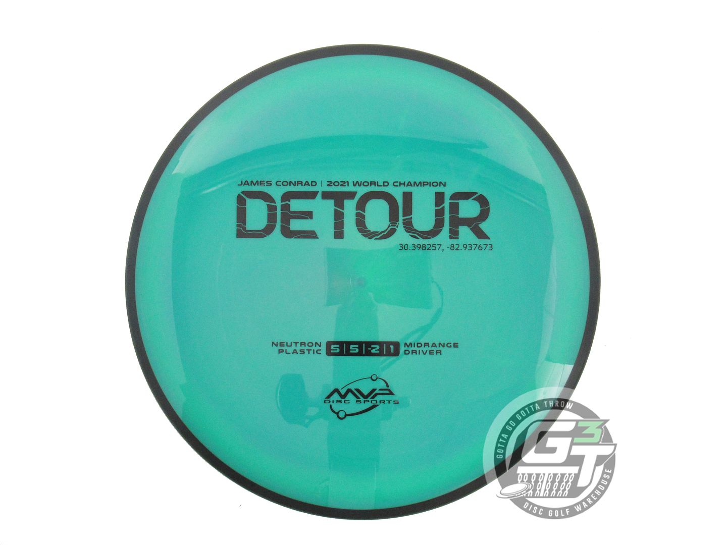 MVP Neutron Detour [James Conrad 1X] Midrange Golf Disc (Individually Listed)