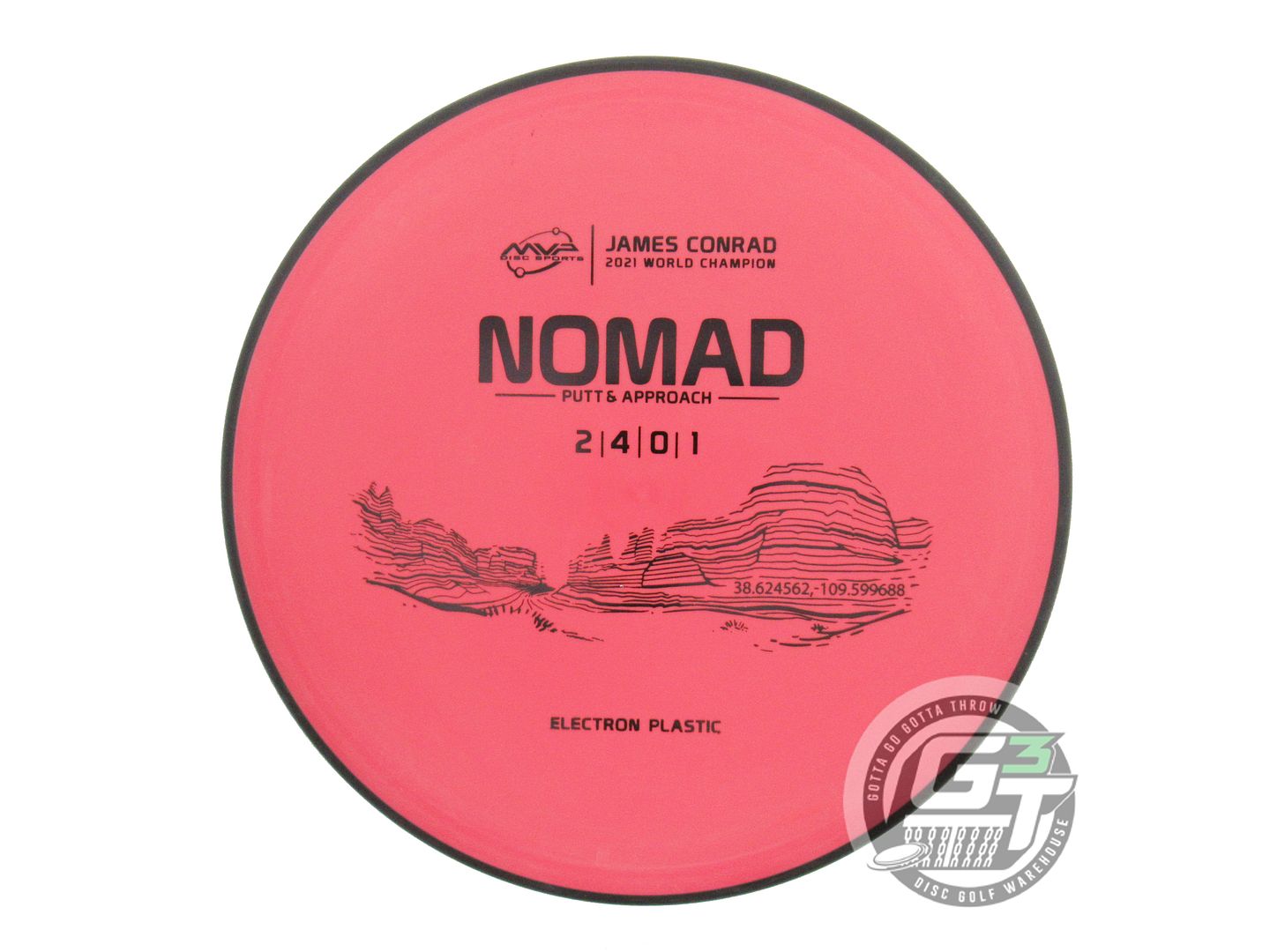 MVP Electron Nomad [James Conrad 1X] Putter Golf Disc (Individually Listed)