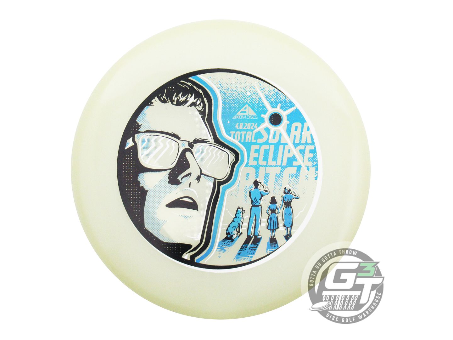 Axiom Commemorative Edition Total Eclipse Glow Proton Glitch Putter Golf Disc (Individually Listed)