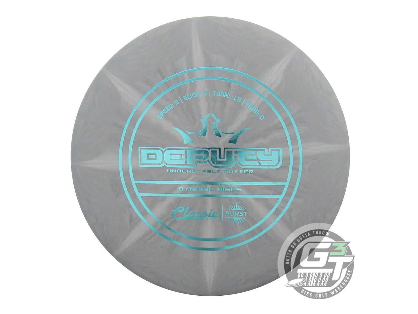 Dynamic Discs Classic Soft Burst Deputy Putter Golf Disc (Individually Listed)
