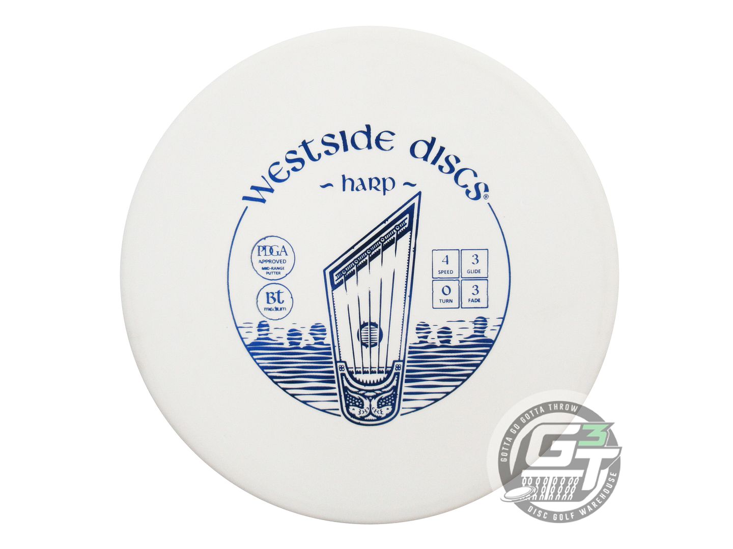 Westside BT Medium Harp Putter Golf Disc (Individually Listed)