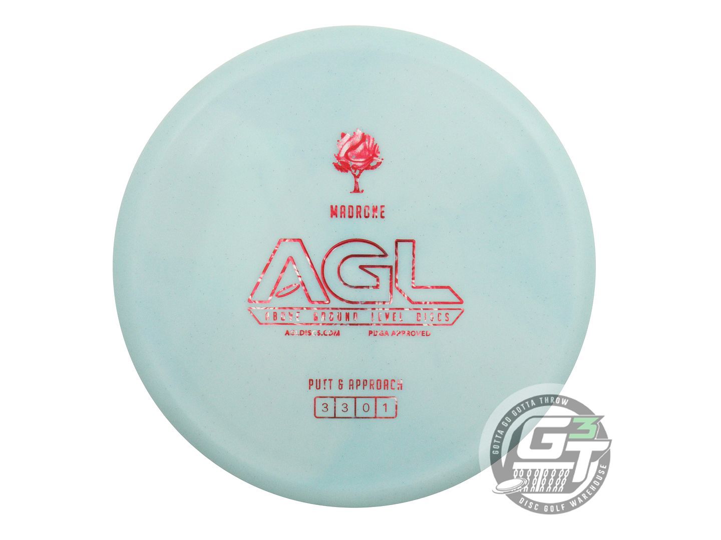 Above Ground Level Alpine Madrone Putter Golf Disc (Individually Listed)