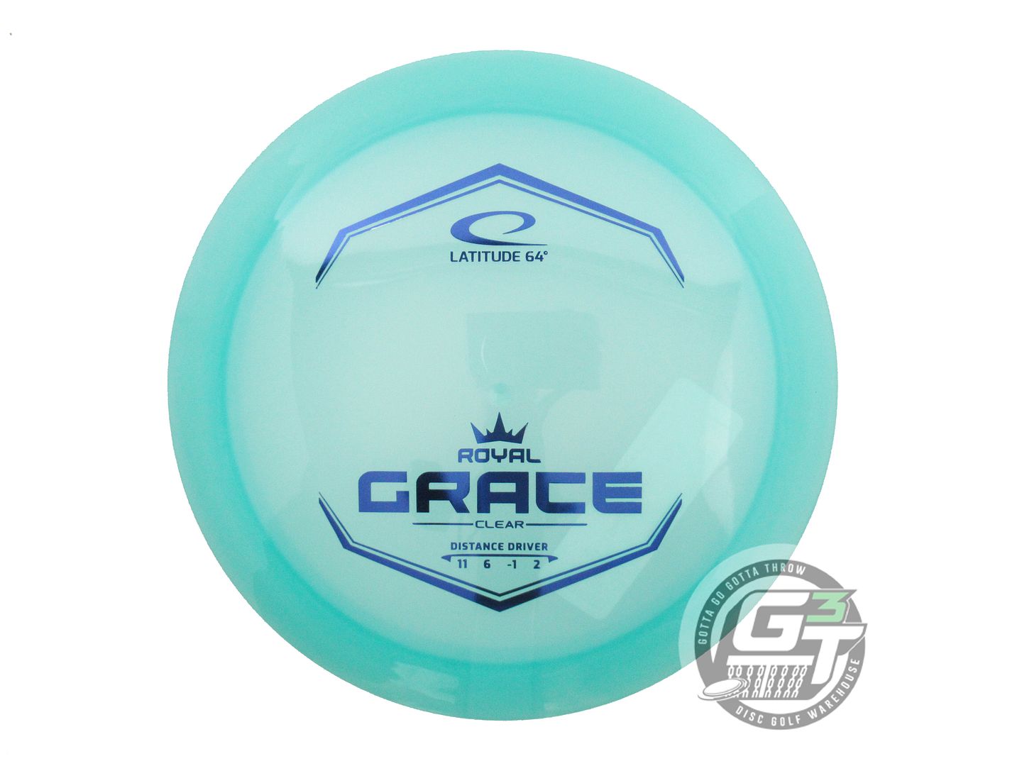 Latitude 64 Royal Clear Grace Distance Driver Golf Disc (Individually Listed)