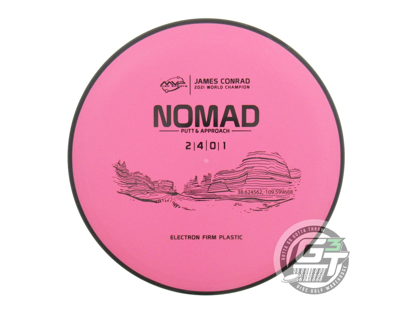 MVP Electron Firm Nomad [James Conrad 1X] Putter Golf Disc (Individually Listed)