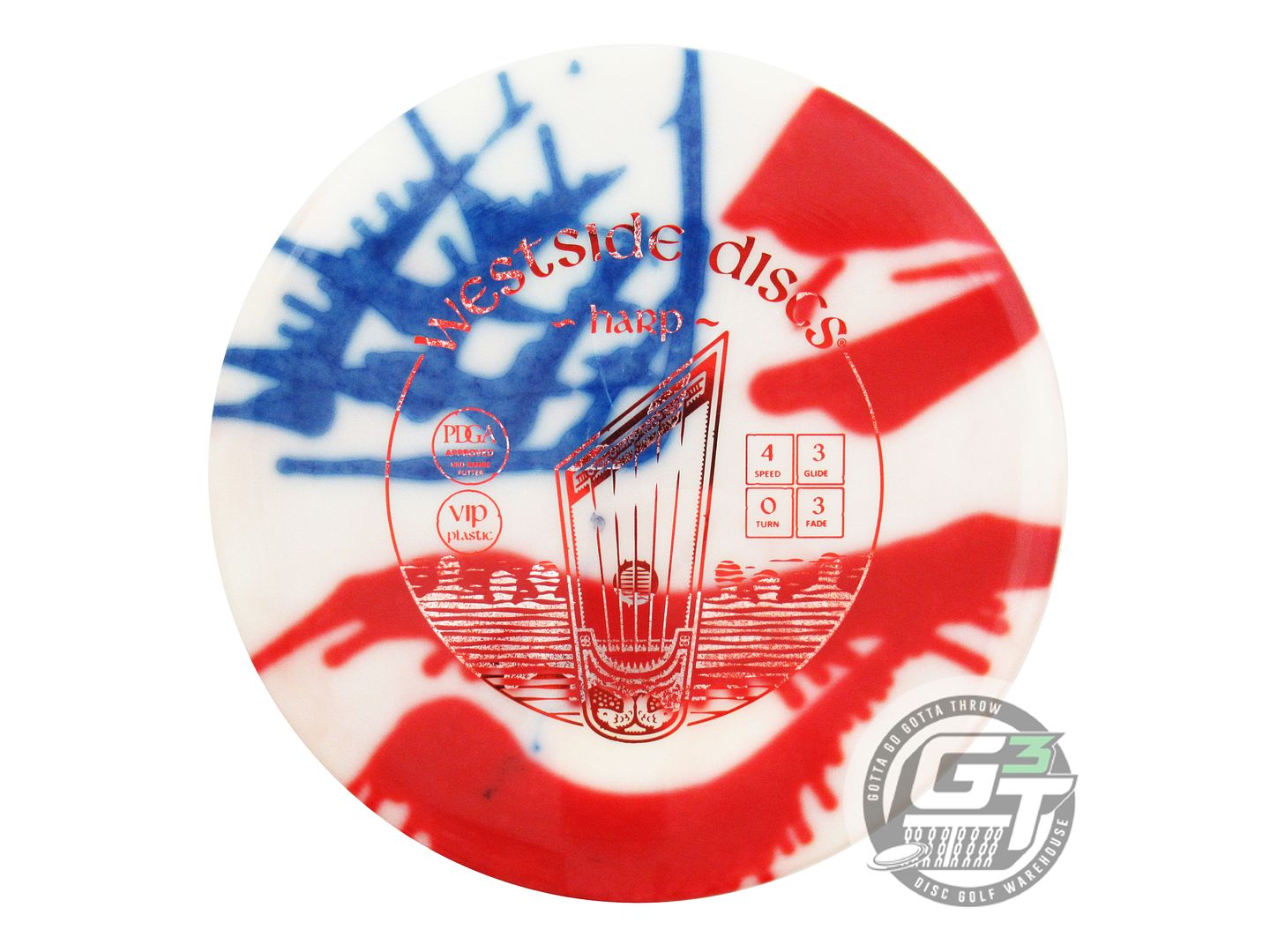 Westside MyDye VIP Harp Putter Golf Disc (Individually Listed)