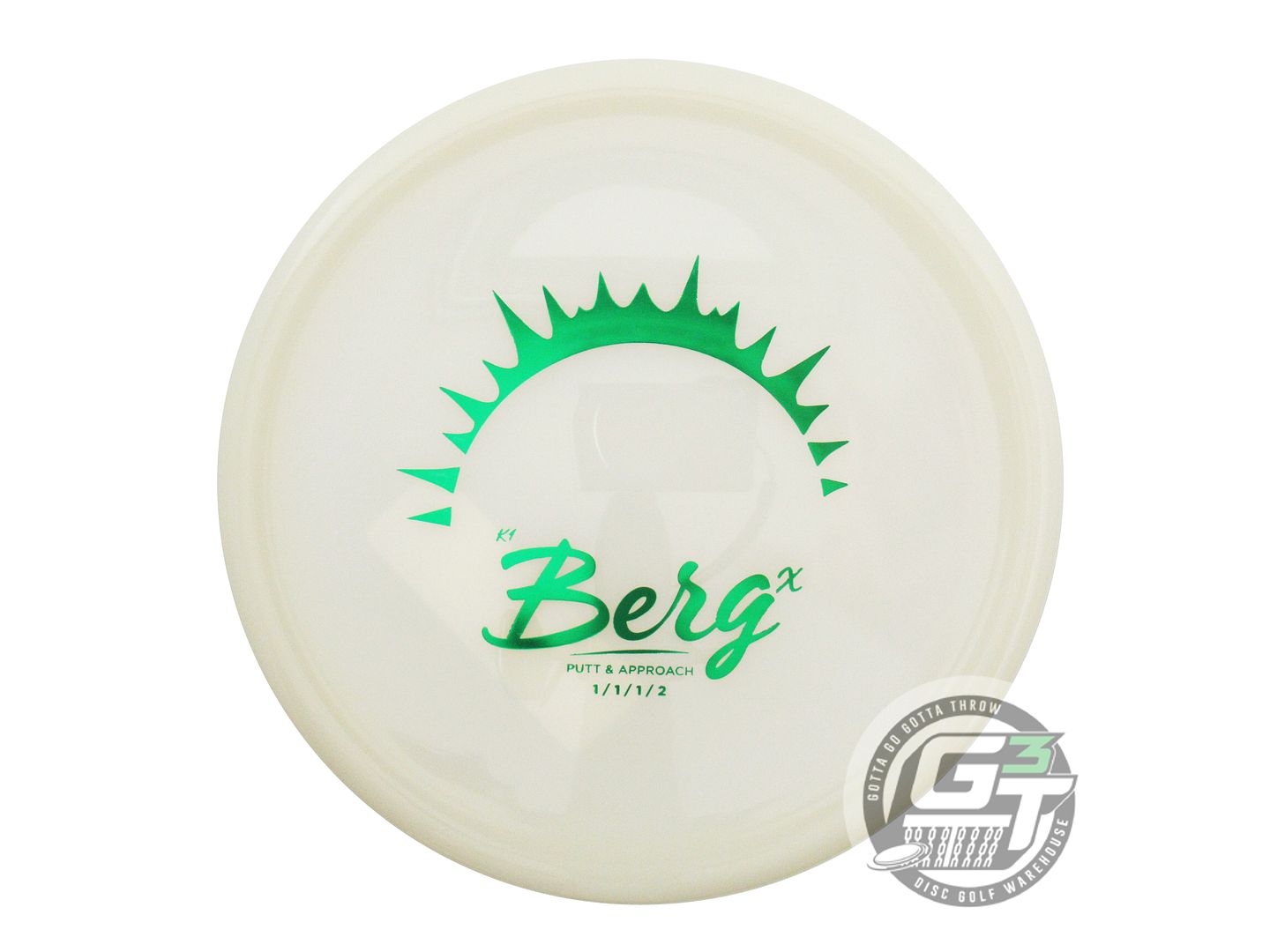 Kastaplast Glow K1 Berg X Putter Golf Disc (Individually Listed)