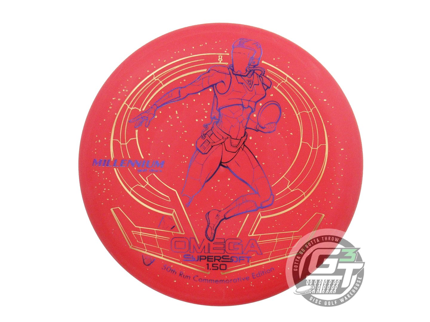 Millennium Limited Edition XXL Stamp 50th Run Commemorative Standard Omega SuperSoft Putter Golf Disc (Individually Listed)