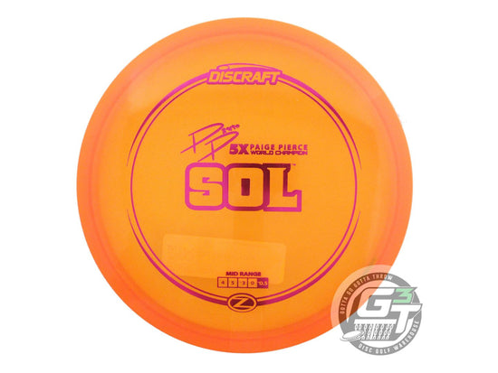 Discraft Elite Z Sol [Paige Pierce 5X] Midrange Golf Disc (Individually Listed)