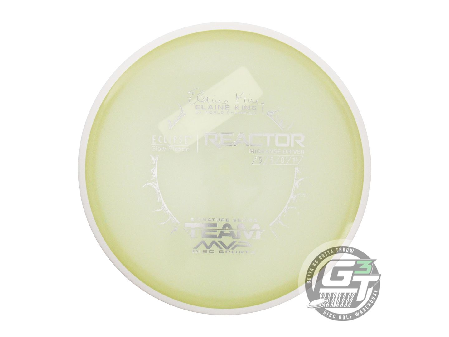 MVP Eclipse 2.0 Glow Proton Reactor [Elaine King 5X] Midrange Golf Disc (Individually Listed)