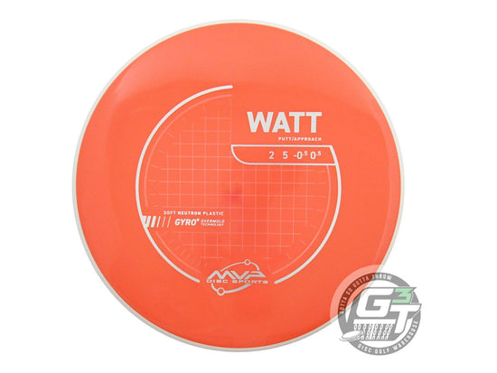 MVP Neutron Soft Watt Putter Golf Disc (Individually Listed)