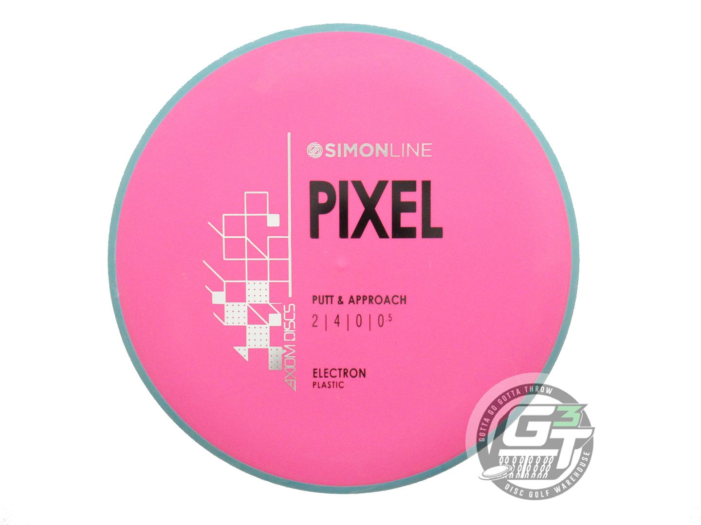 Axiom Simon Line Electron Pixel [Simon Lizotte] Putter Golf Disc (Individually Listed)