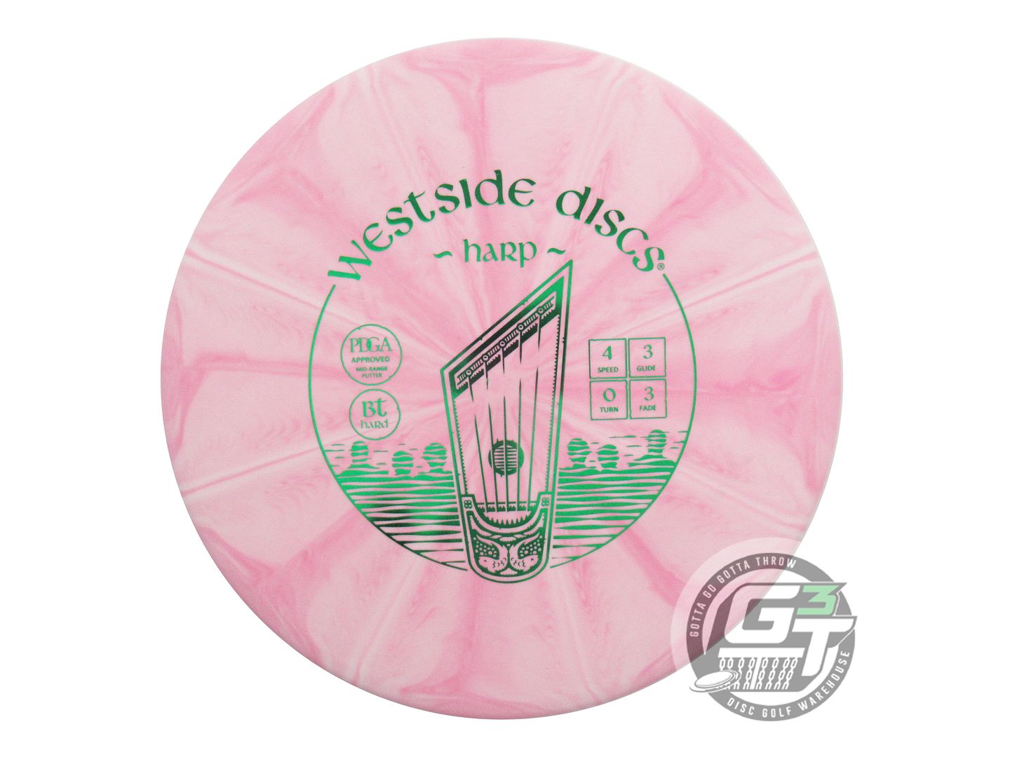Westside BT Hard Burst Harp Putter Golf Disc (Individually Listed)