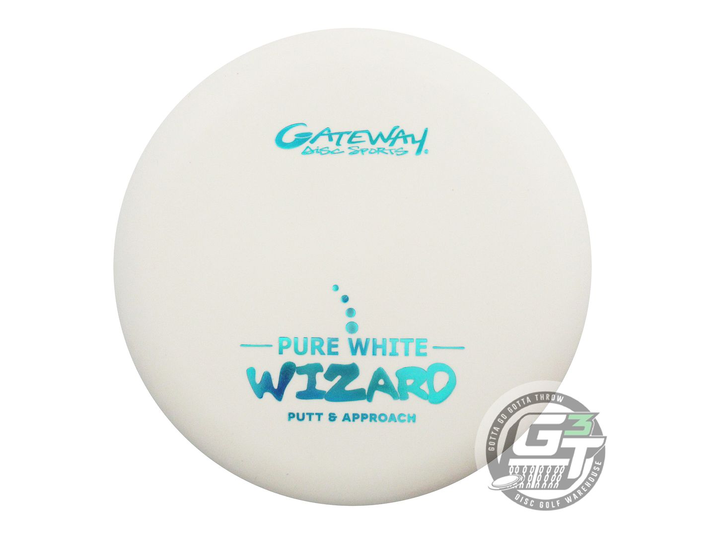 Gateway Pure White Wizard Putter Golf Disc (Individually Listed)