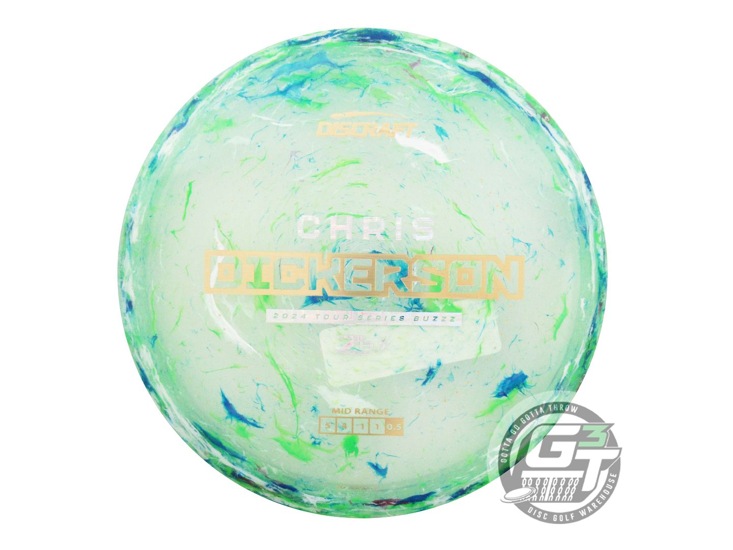 Discraft Limited Edition 2024 Tour Series Chris Dickerson Jawbreaker Elite Z FLX Buzzz Midrange Golf Disc (Individually Listed)