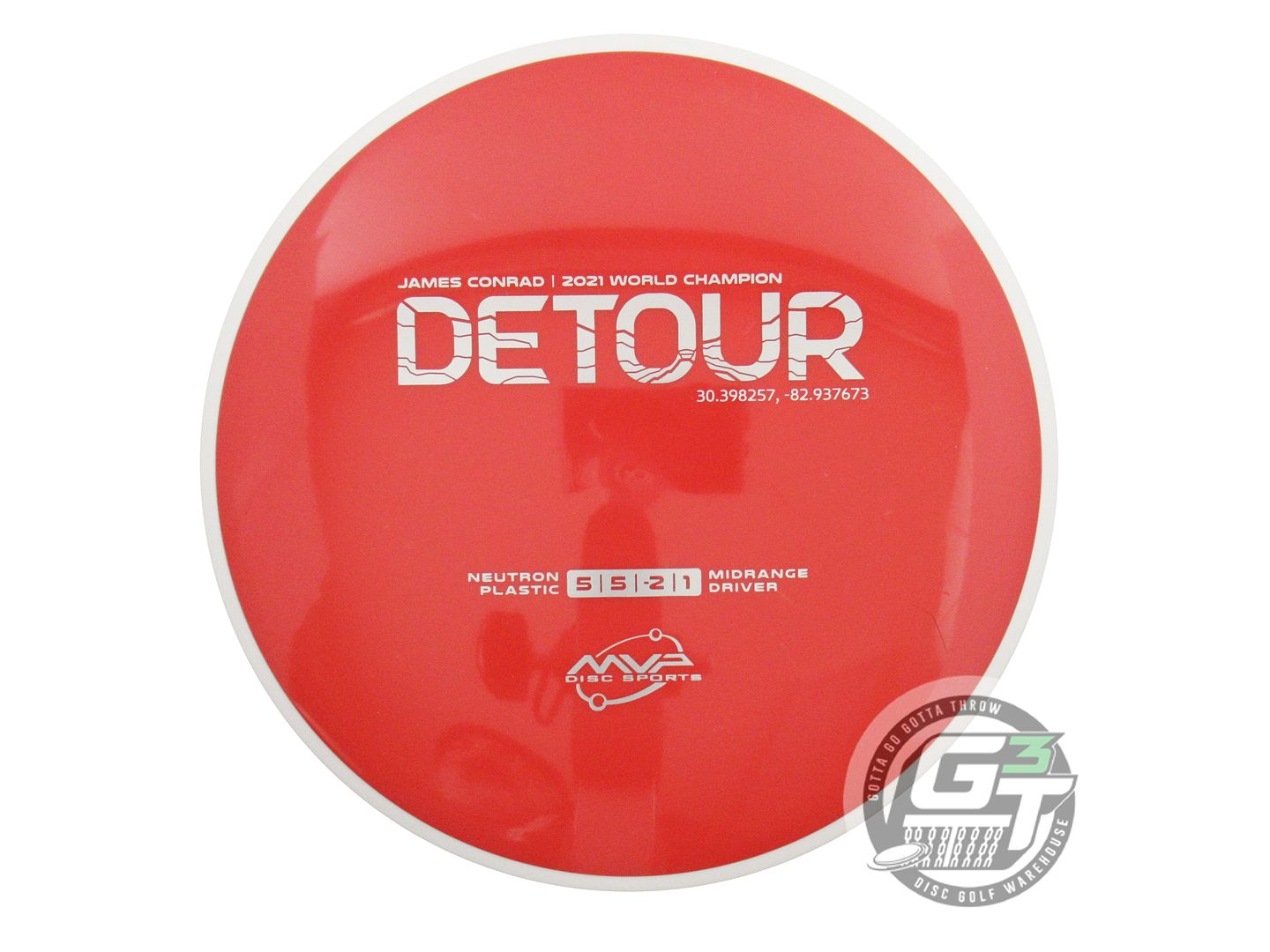 MVP Neutron Detour [James Conrad 1X] Midrange Golf Disc (Individually Listed)