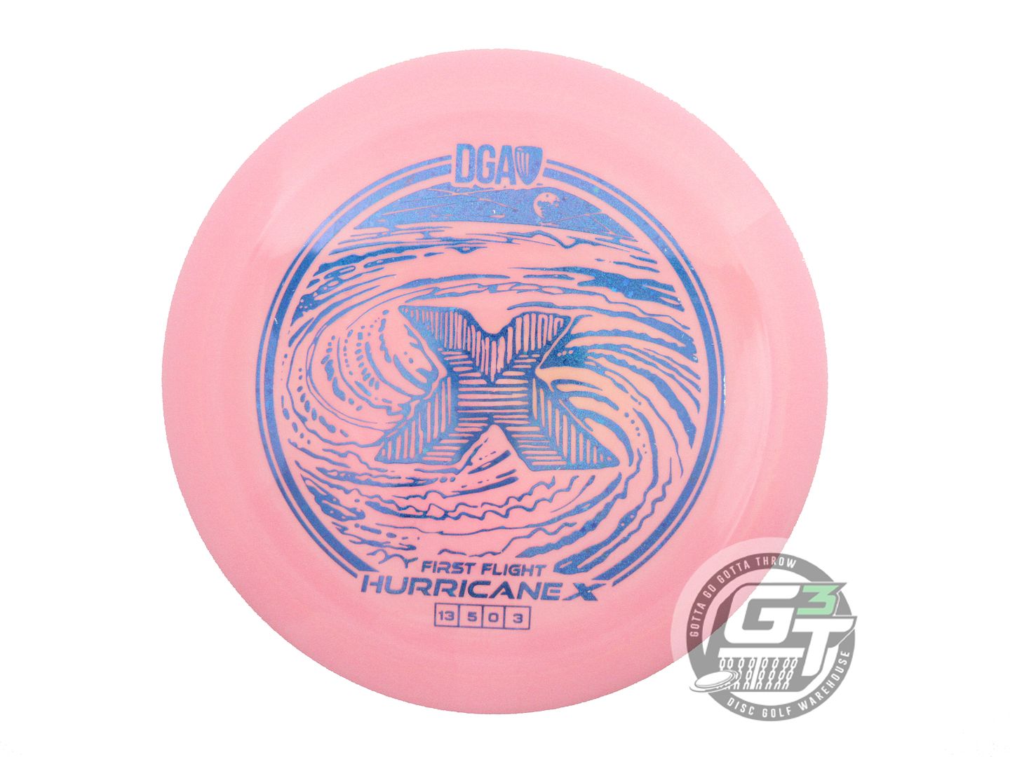 DGA First Run LE Swirl Hurricane X Distance Driver Golf Disc (Individually Listed)