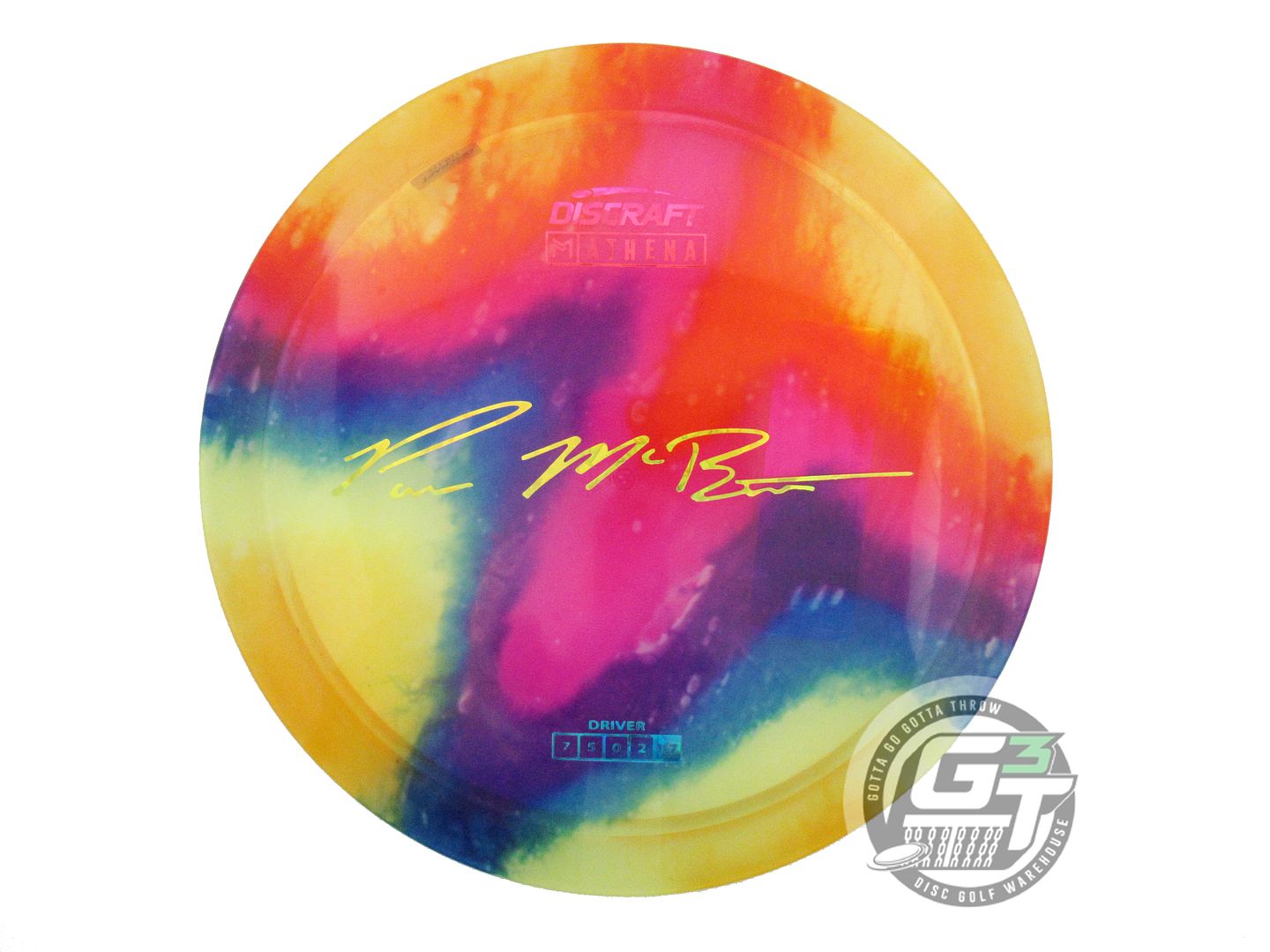Discraft Paul McBeth Signature Fly Dye Elite Z Athena Fairway Driver Golf Disc (Individually Listed)