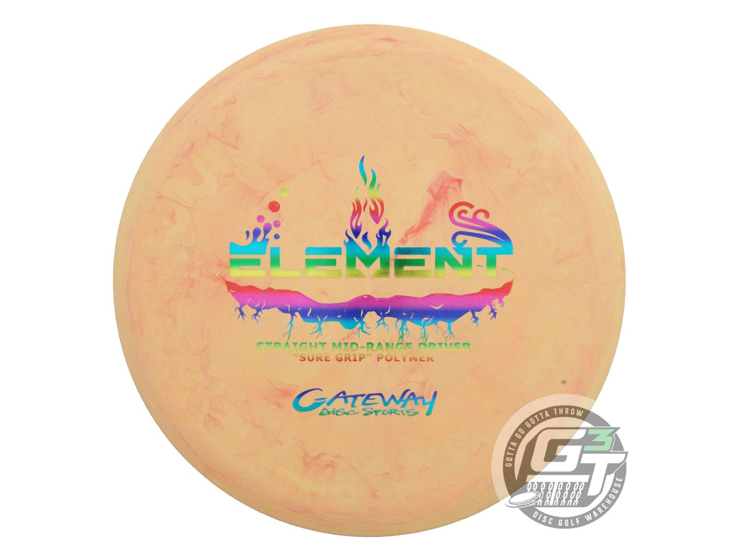 Gateway Sure Grip Element Midrange Golf Disc (Individually Listed)