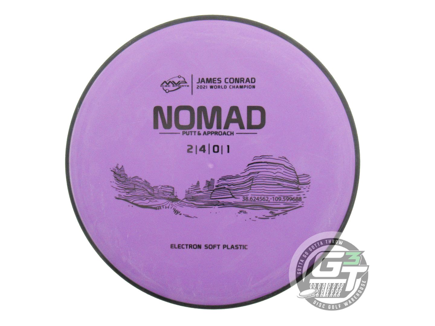 MVP Electron Soft Nomad [James Conrad 1X] Putter Golf Disc (Individually Listed)