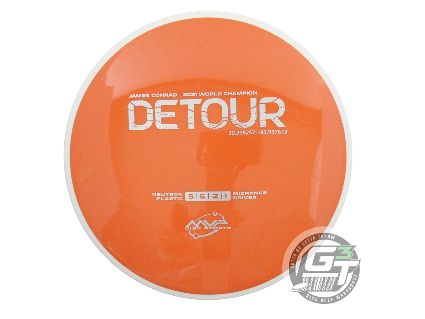 MVP Neutron Detour [James Conrad 1X] Midrange Golf Disc (Individually Listed)