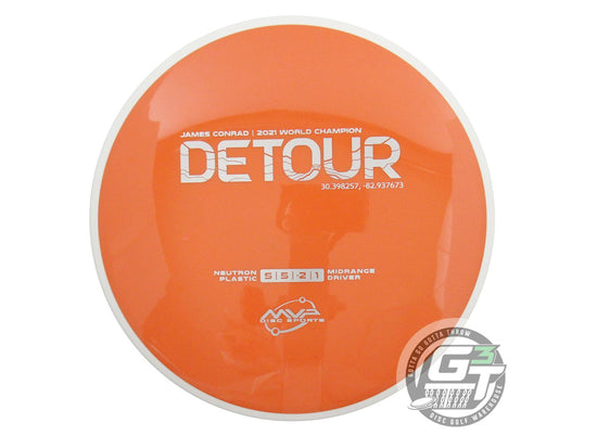 MVP Neutron Detour [James Conrad 1X] Midrange Golf Disc (Individually Listed)