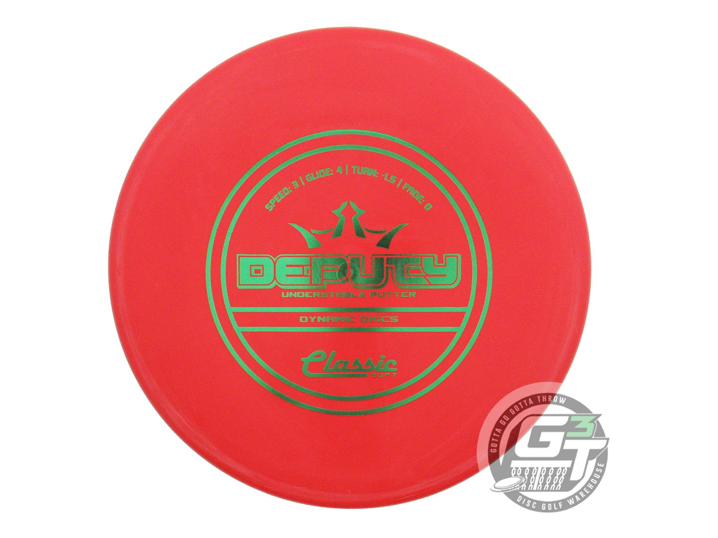 Dynamic Discs Classic Soft Deputy Putter Golf Disc (Individually Listed)