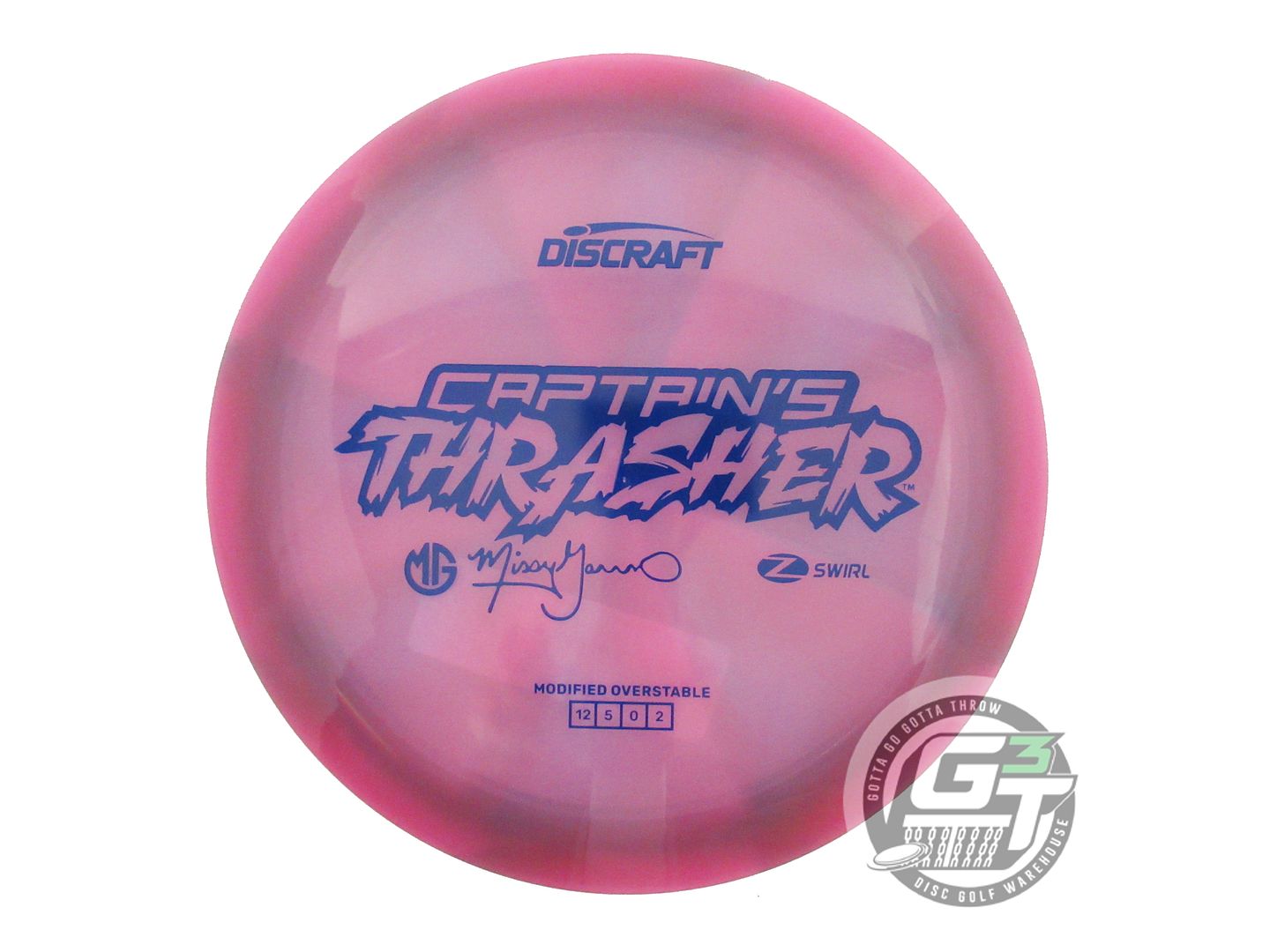 Discraft Limited Edition 2026 Missy Gannon Swirl Elite Z Captain's Thrasher Distance Driver Golf Disc (Individually Listed)