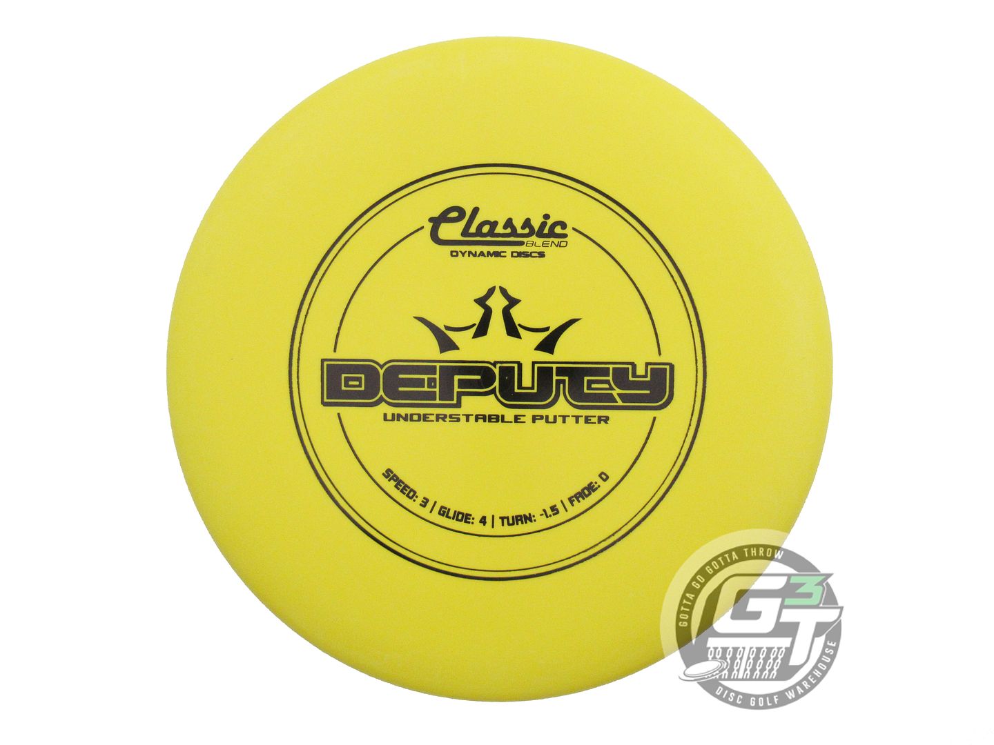 Dynamic Discs Classic Blend Deputy Putter Golf Disc (Individually Listed)