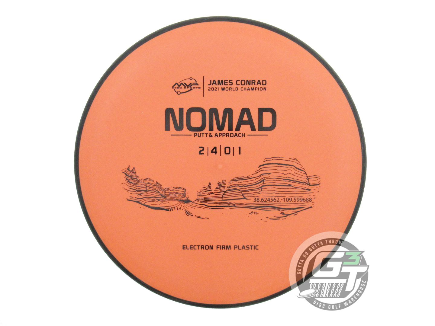 MVP Electron Firm Nomad [James Conrad 1X] Putter Golf Disc (Individually Listed)