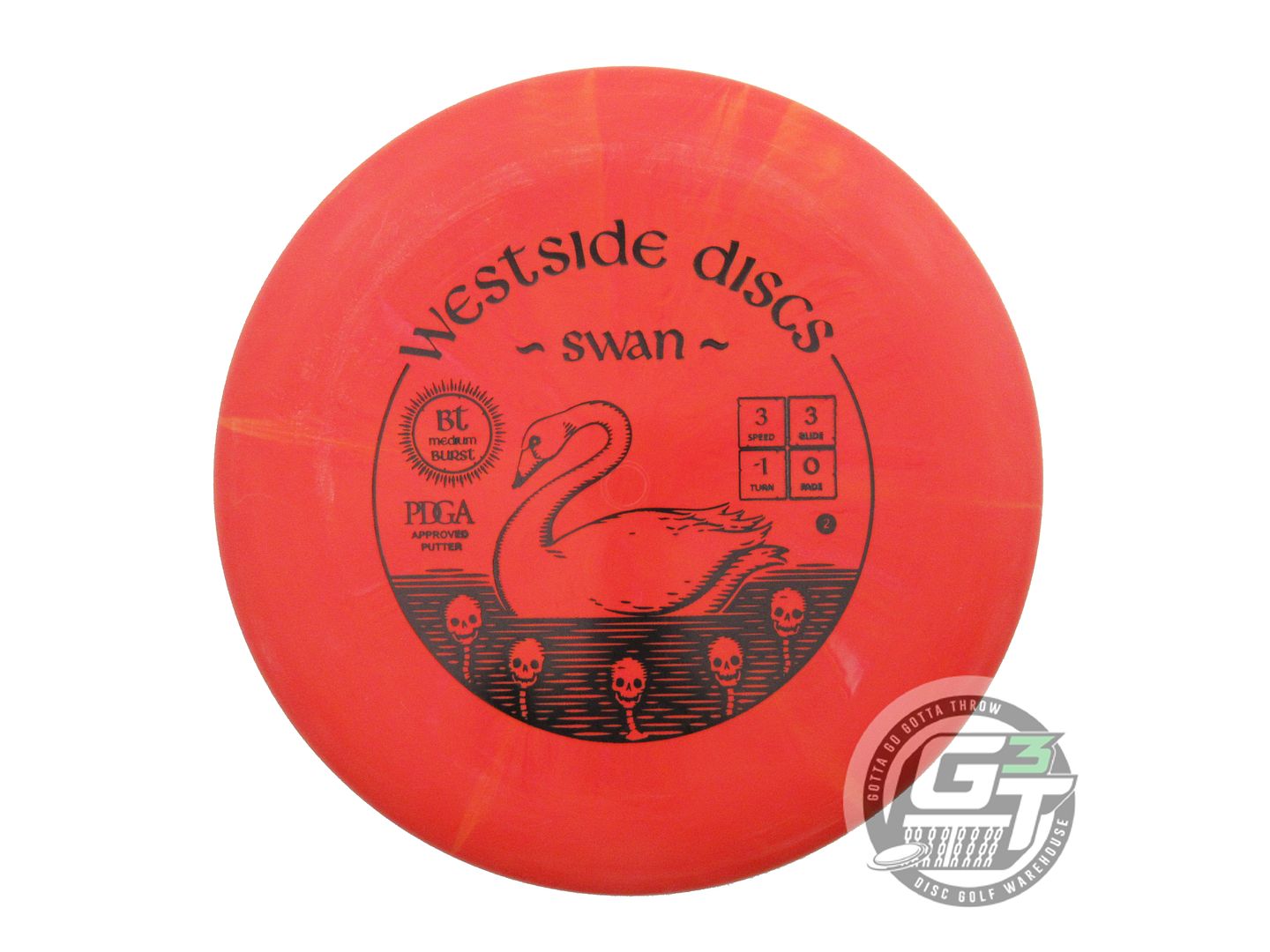 Westside BT Medium Burst Swan 2 Putter Golf Disc (Individually Listed)