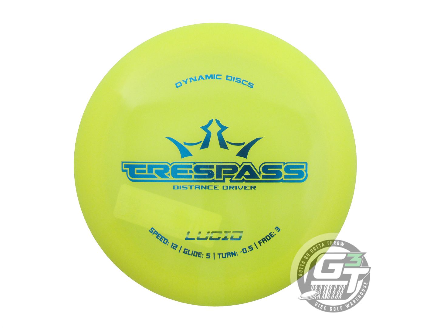 Dynamic Discs Lucid Trespass Distance Driver Golf Disc (Individually Listed)