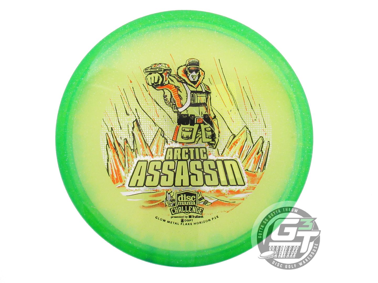 Discmania Limited Edition 2026 Discmania Challenge Arctic Assassin Horizon Metal Flake C-Line P2x Putt & Approach Putter Golf Disc (Individually Listed)
