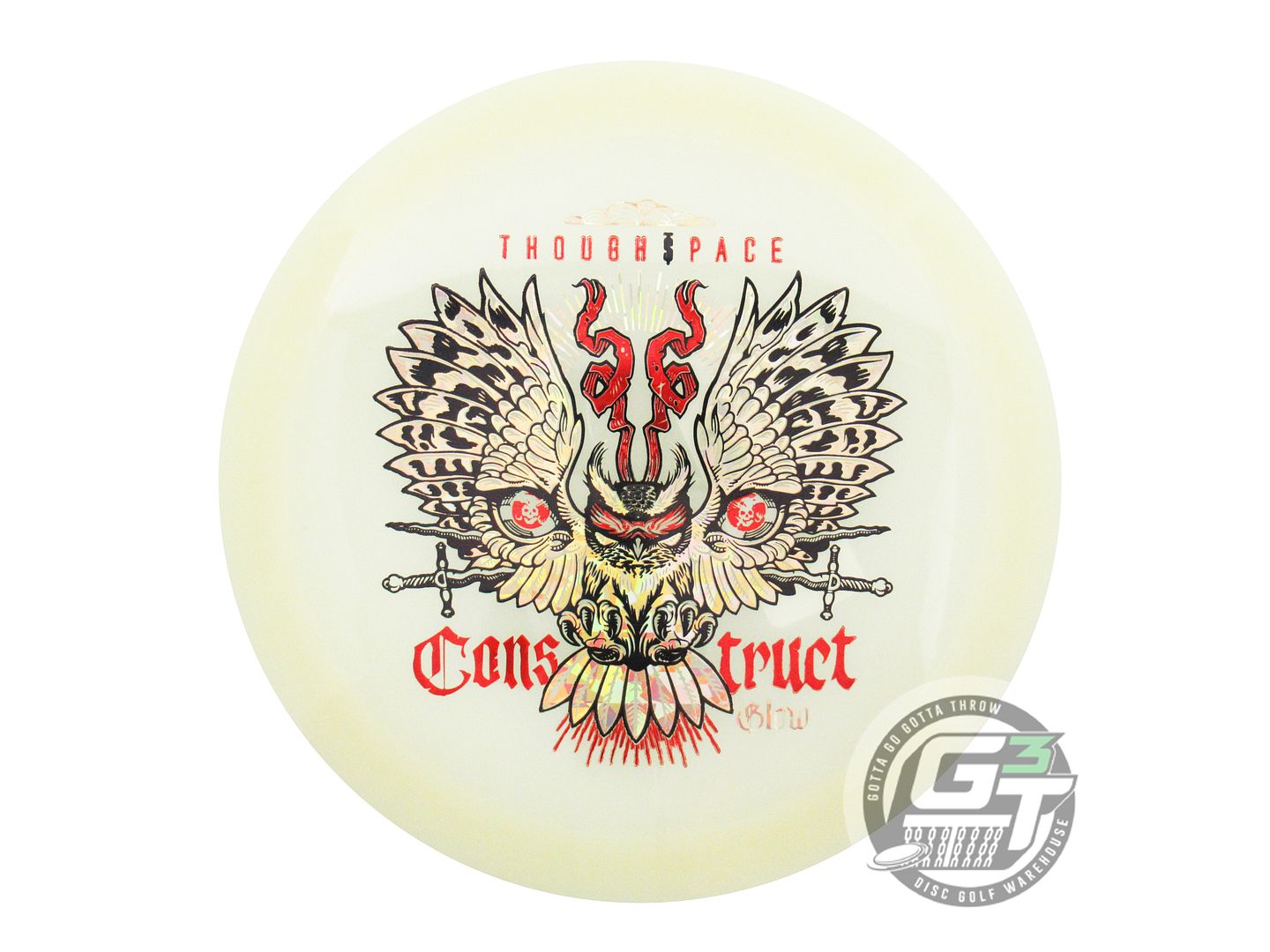 Thought Space Athletics Glow Construct Distance Driver Golf Disc (Individually Listed)