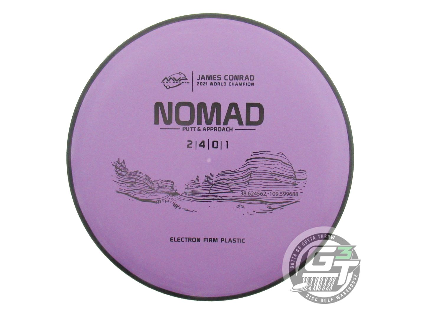 MVP Electron Firm Nomad [James Conrad 1X] Putter Golf Disc (Individually Listed)