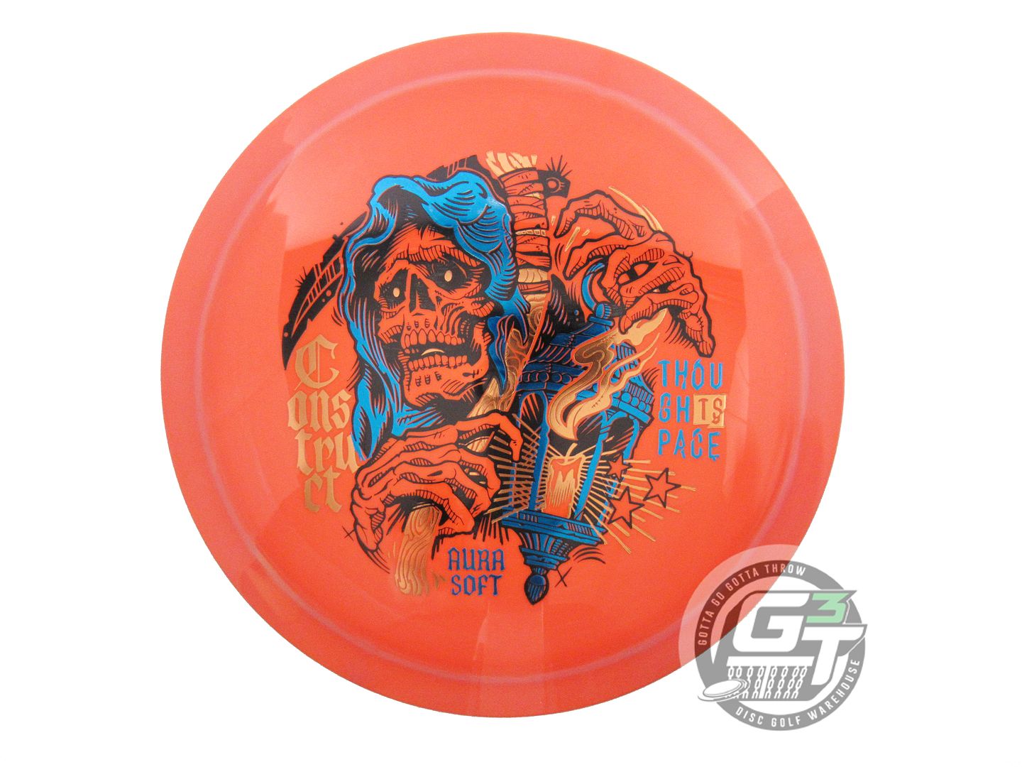 Thought Space Athletics Aura Soft Construct Distance Driver Golf Disc (Individually Listed)