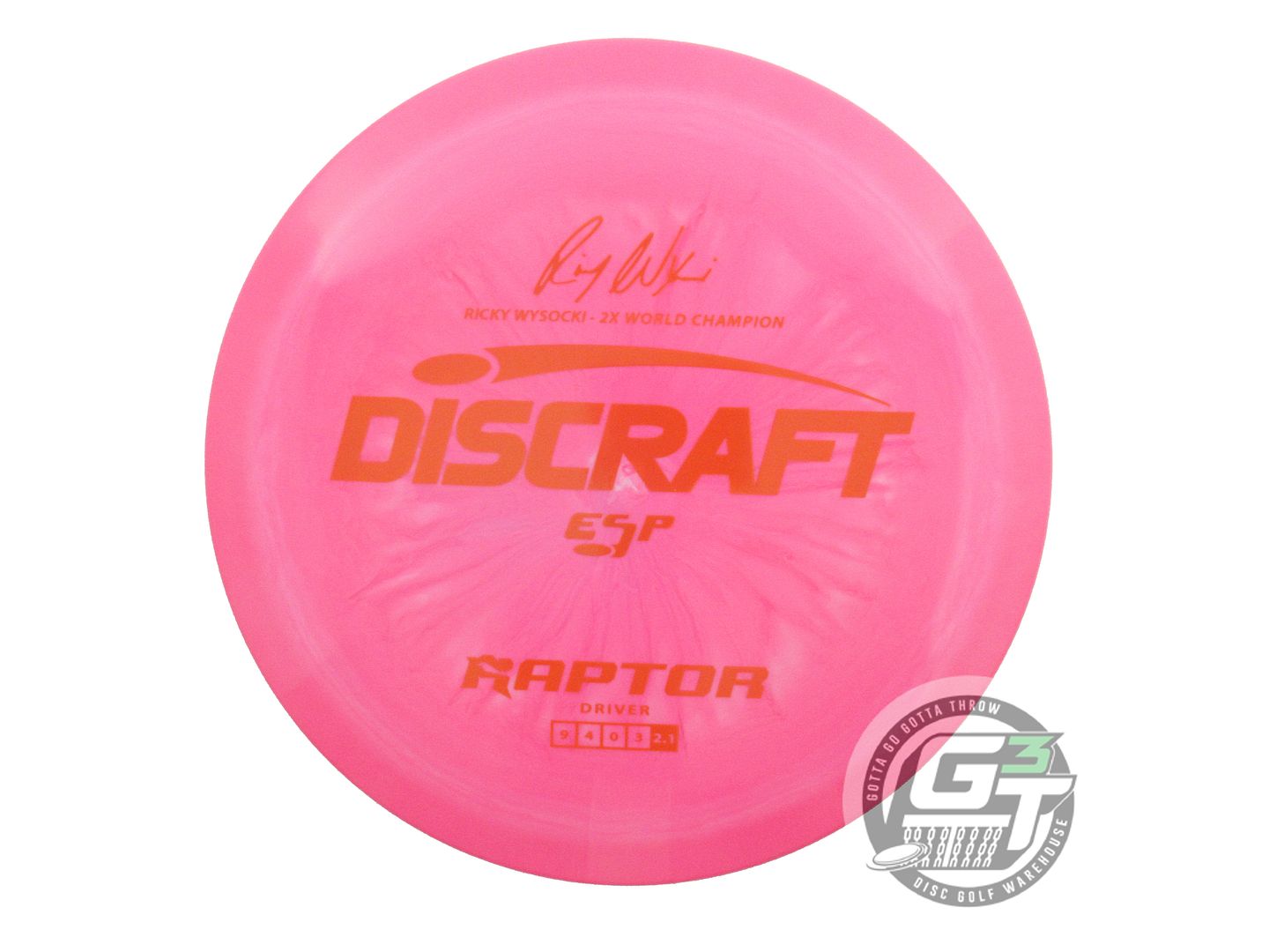 Discraft ESP Raptor [Ricky Wysocki 2X] Distance Driver Golf Disc (Individually Listed)