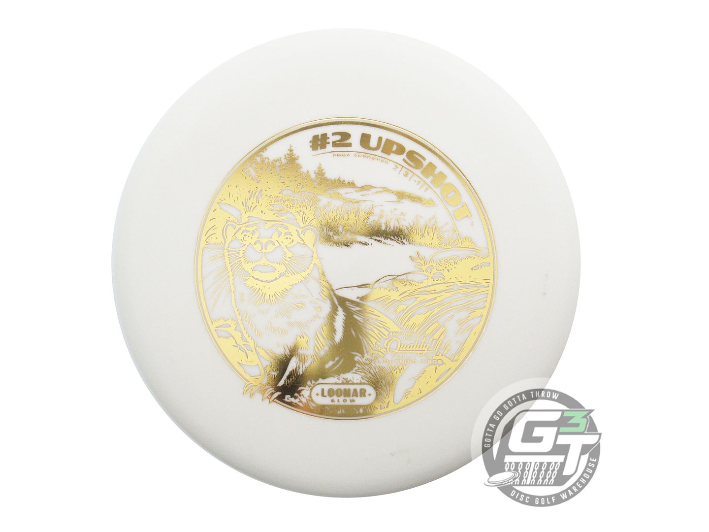 Lightning Loonar Glow #2 Upshot Putter Golf Disc (Individually Listed)