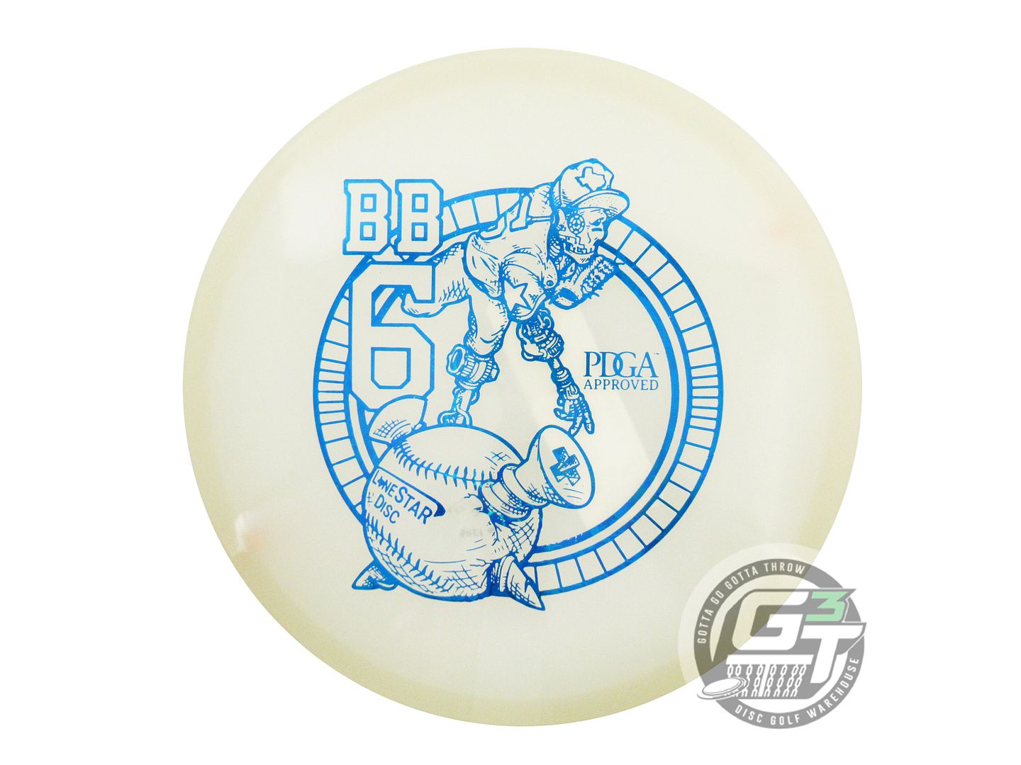 Lone Star Artist Series Glow Alpha Armadillo Putter Golf Disc (Individually Listed)