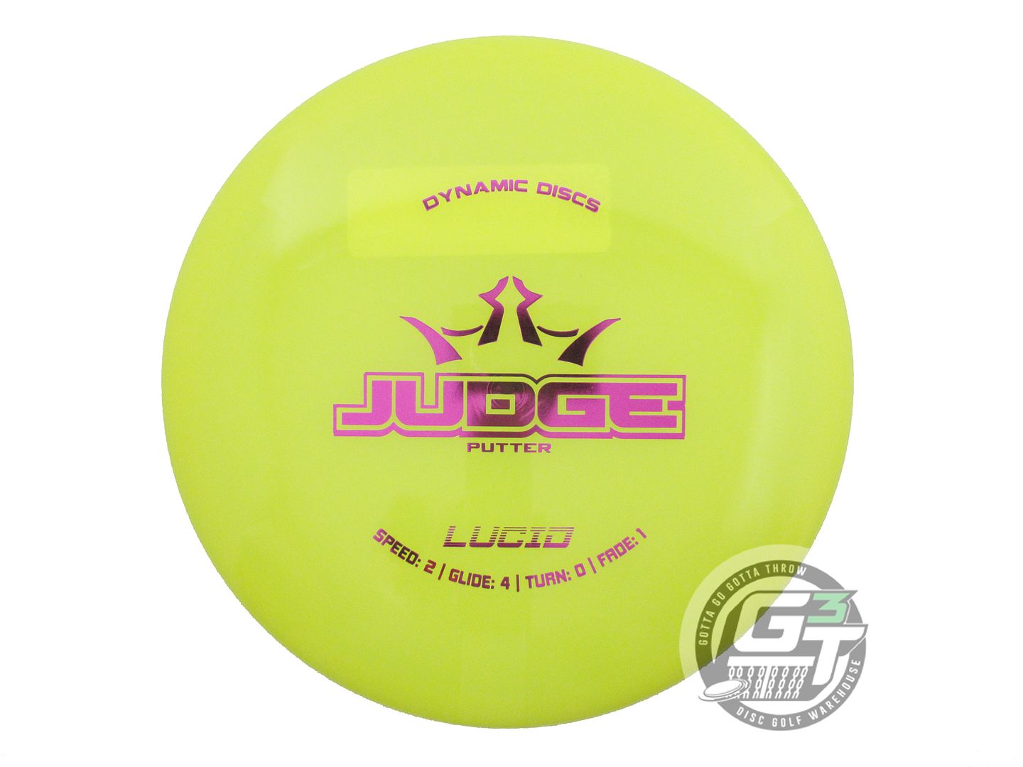 Dynamic Discs Lucid Judge Putter Golf Disc (Individually Listed)