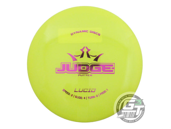 Dynamic Discs Lucid Judge Putter Golf Disc (Individually Listed)