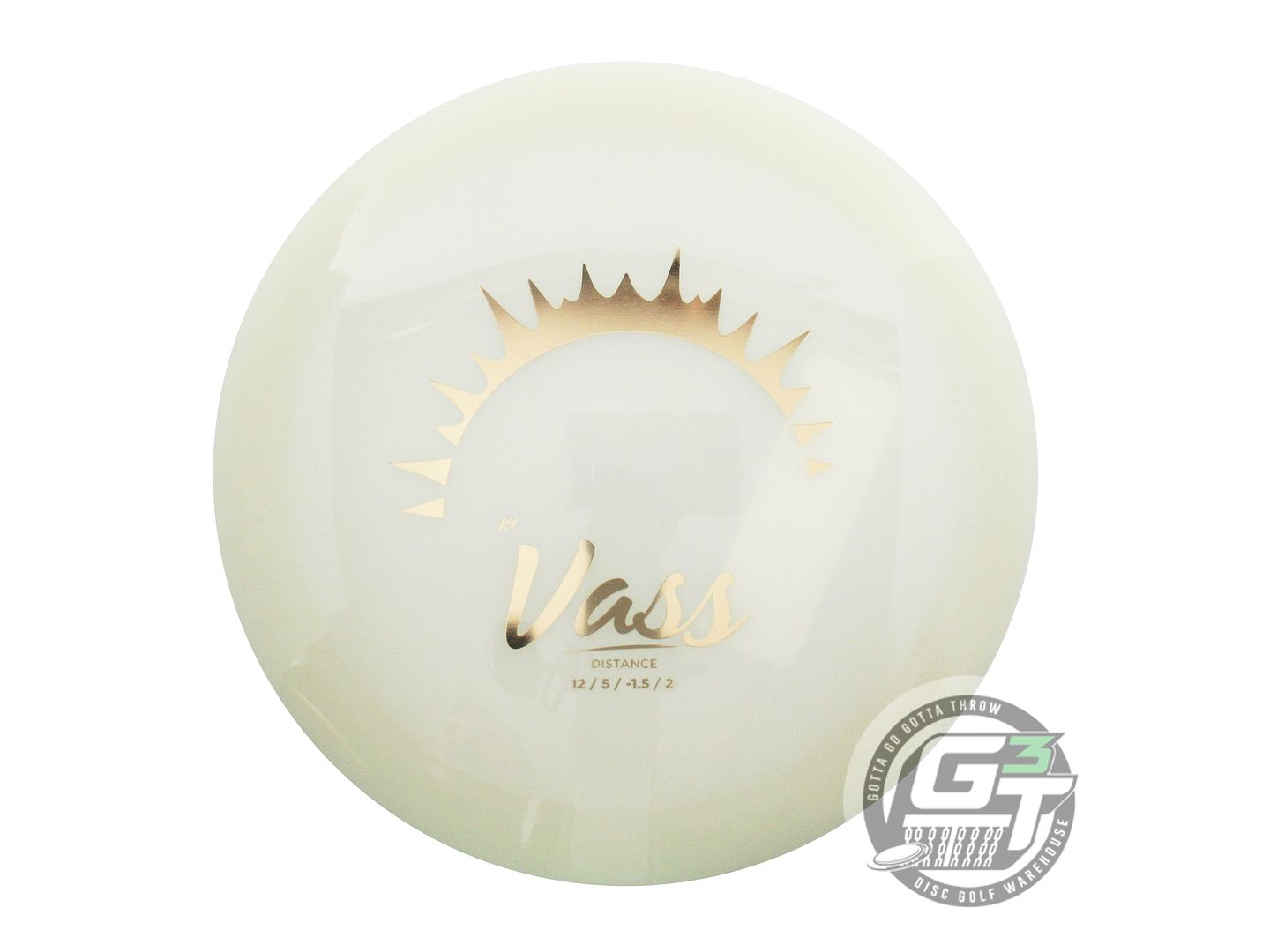 Kastaplast Glow K1 Vass Distance Driver Golf Disc (Individually Listed)