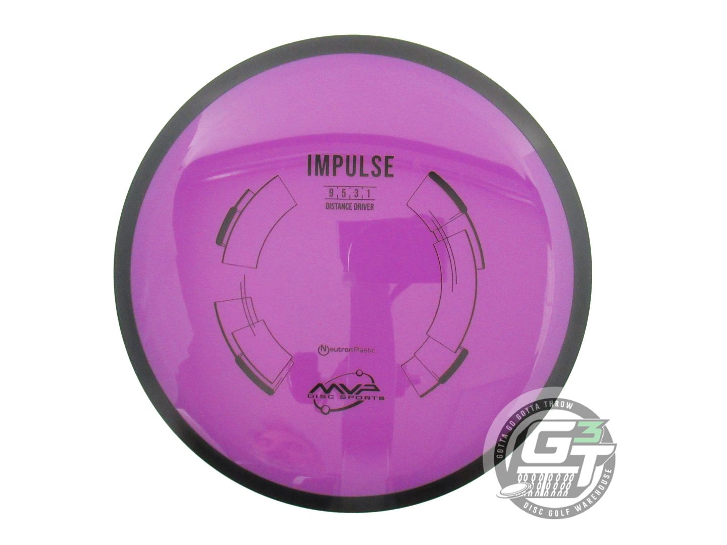 MVP Neutron Impulse Distance Driver Golf Disc (Individually Listed)