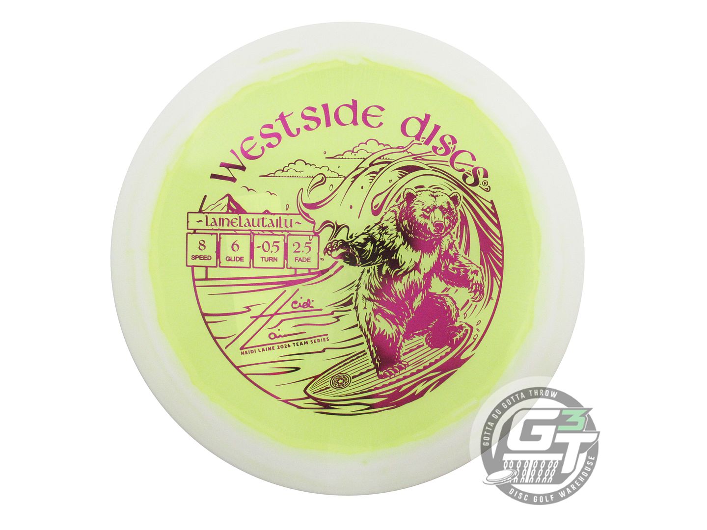 Westside Limited Edition 2026 Team Series Heidi Laine VIP-X Orbit Bear Fairway Driver Golf Disc (Individually Listed)