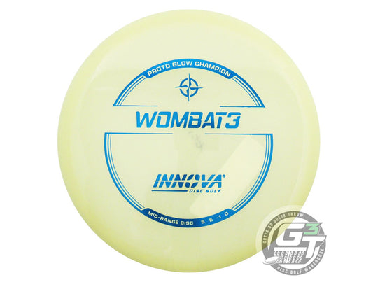 Innova Proto Glow Champion Wombat3 Midrange Golf Disc (Individually Listed)