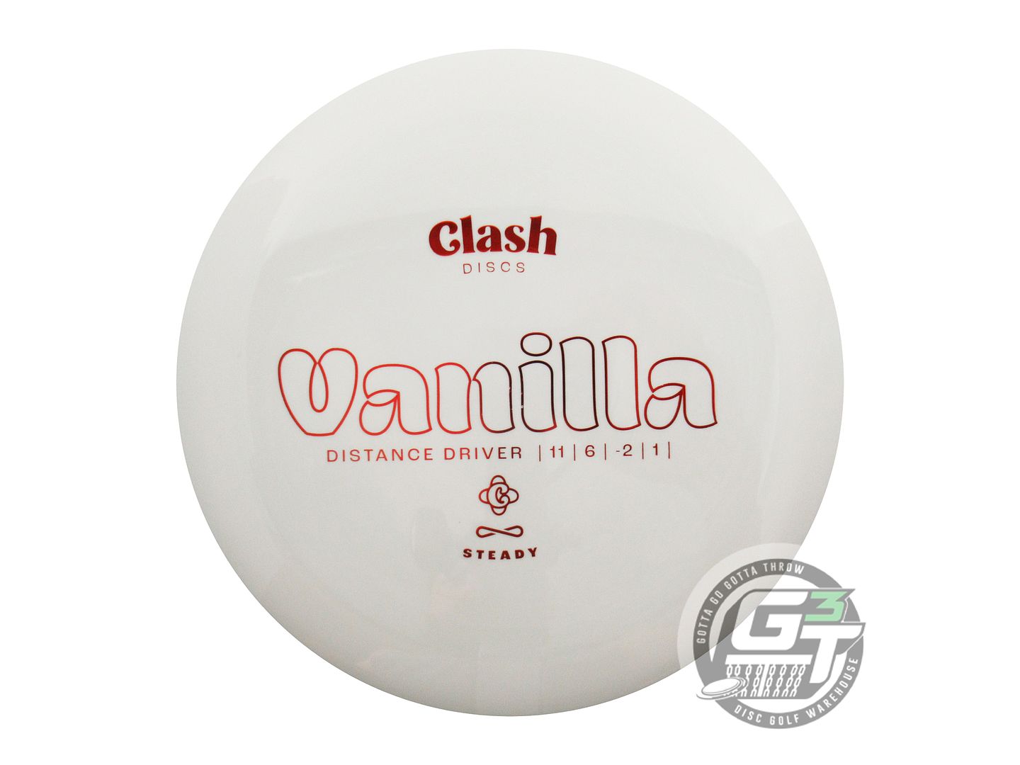 Clash Steady Vanilla Distance Driver Golf Disc (Individually Listed)