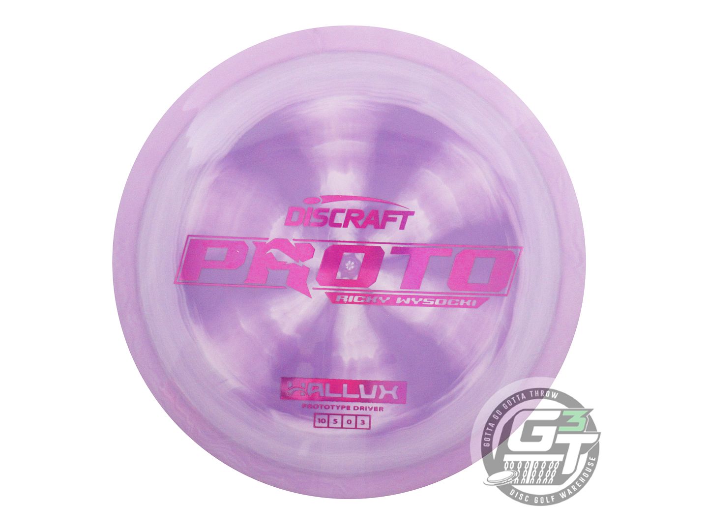 Discraft Limited Edition Prototype Ricky Wysocki Signature Hallux Distance Driver Golf Disc (Individually Listed)