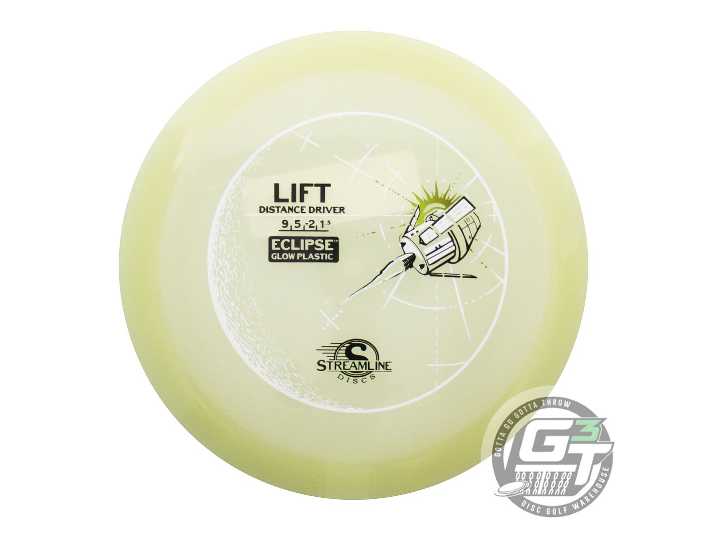 Streamline Eclipse 2.0 Glow Proton Lift Distance Driver Golf Disc (Individually Listed)